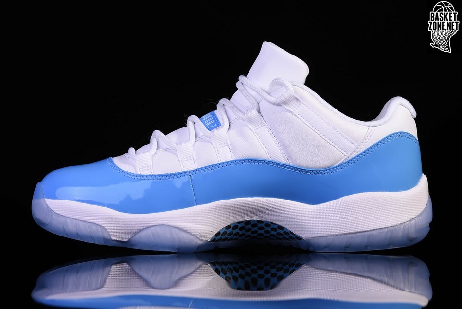 Nike air jordan 11 retro clearance low unc north carolina blue