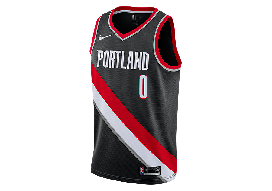 Damian Lillard Trail Blazers Association Edition Nike NBA Swingman Jersey