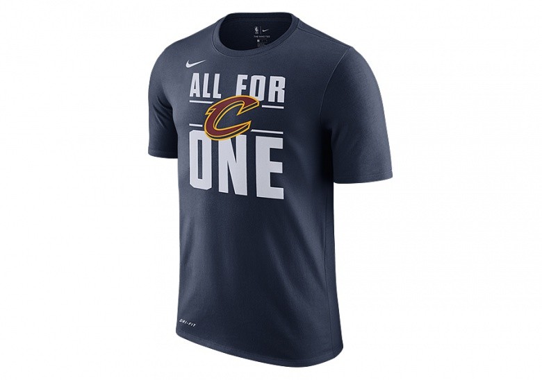 NIKE NBA CLEVELAND CAVALIERS DRY TEE COLLEGE NAVY
