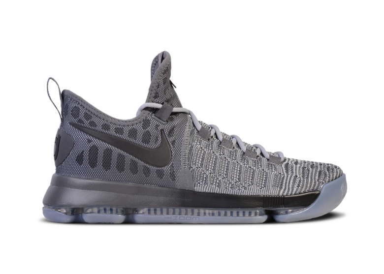 NIKE ZOOM KD 9 BATTLE GREY