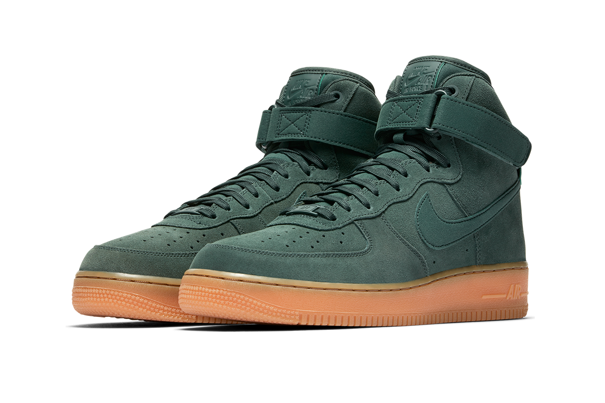 Nike air force 1 green high top online