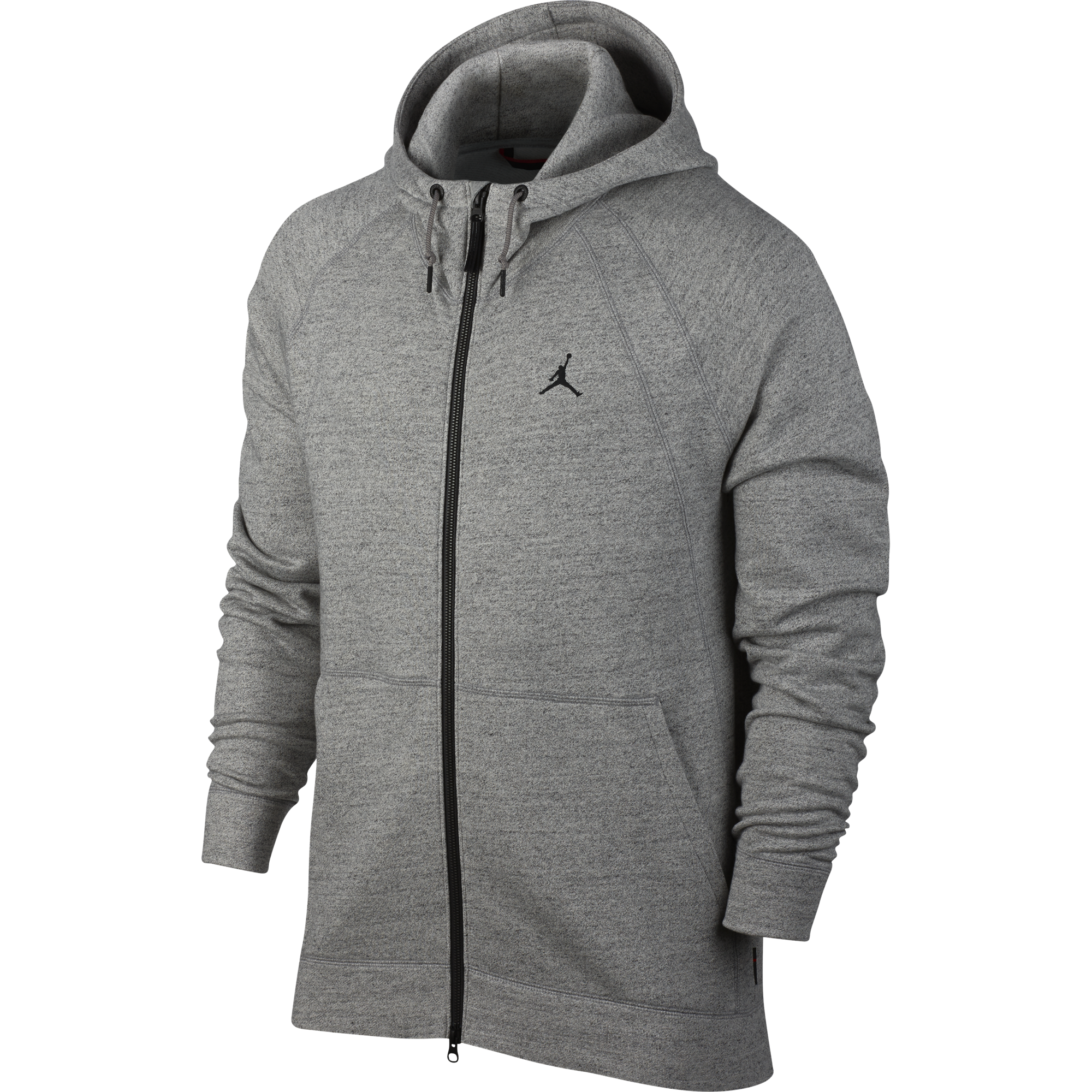 NIKE AIR JORDAN SPORTSWEAR WINGS FLEECE HOODIE DARK GREY HEATHER