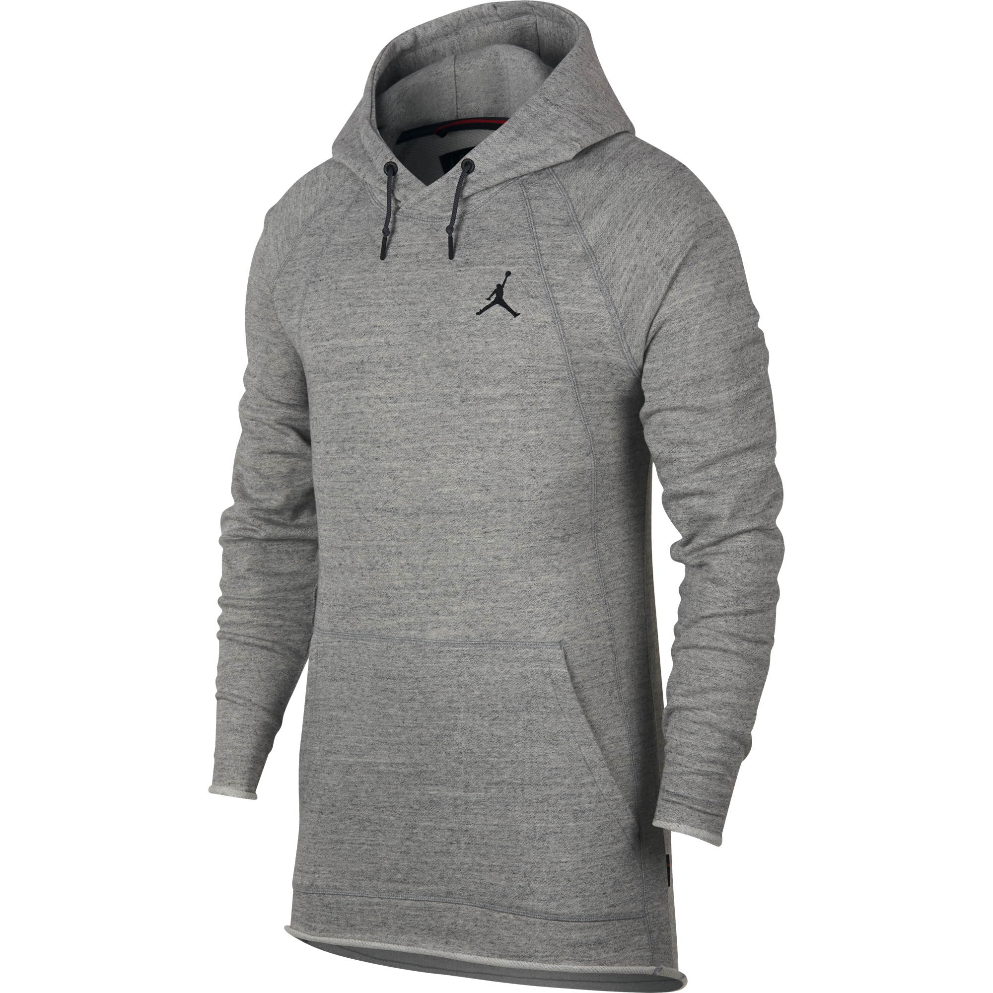 NIKE AIR JORDAN SPORTSWEAR WINGS LITE HOODIE DARK GREY HEATHER