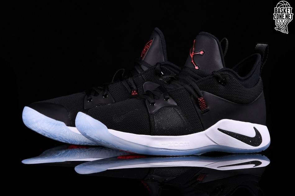 Nike Paul George 2 Taurus Men Size 9 Black Basketball Sneakers