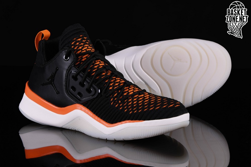 jordan shoes orange and black