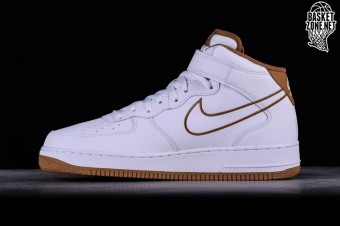 NIKE AIR FORCE 1 MID '07 LEATHER WHITE price €92.50 | Basketzone.net