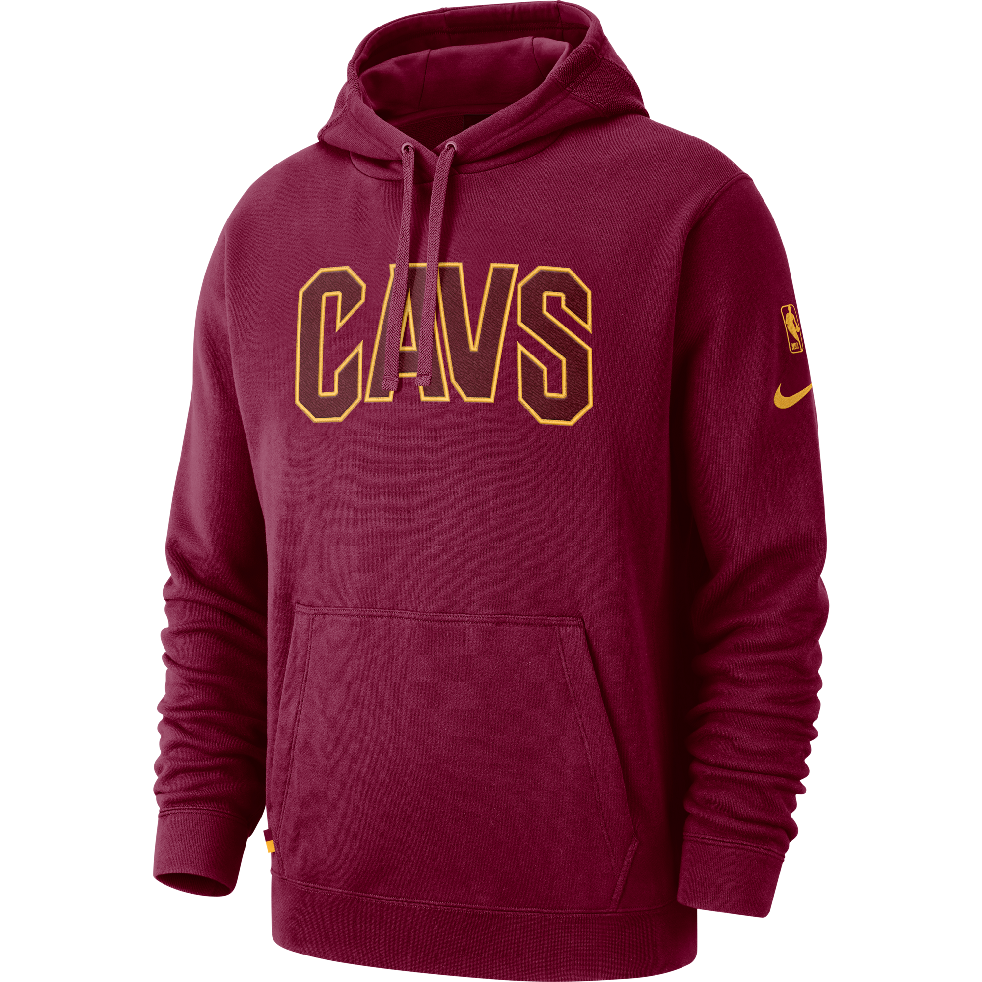 NIKE NBA CLEVELAND CAVALIERS COURTSIDE HOODIE TEAM RED