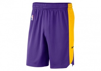 Nike Basketball NBA LA Lakers shorts in purple - ShopStyle