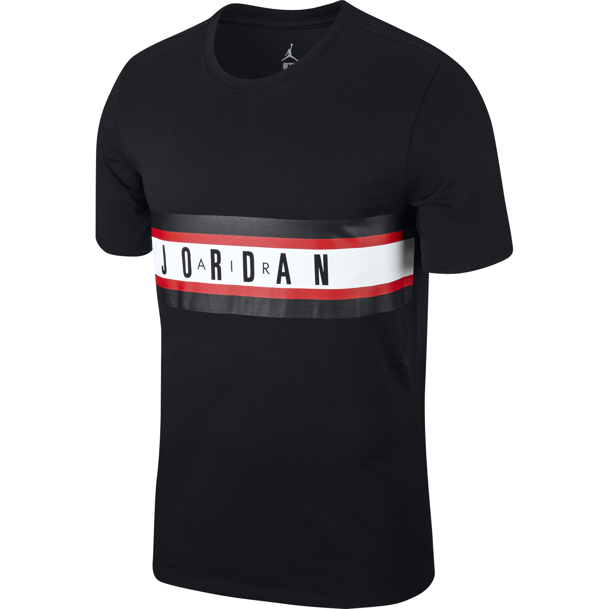 NIKE AIR JORDAN BASKETBALL GRAPHIC 4 TEE BLACK
