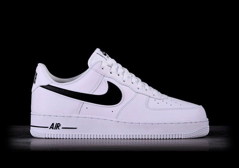 white air forces with black swoosh