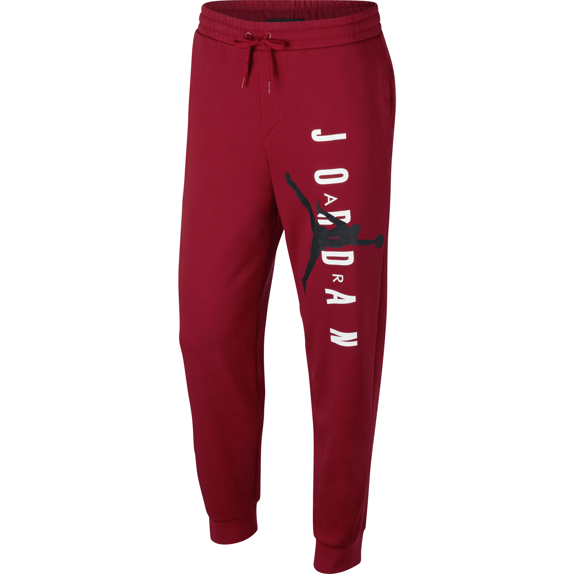 NIKE AIR JORDAN JUMPMAN AIR LIGHTWEIGHT FLEECE PANTS GYM RED