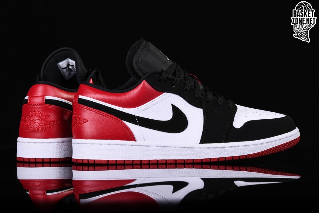 Nike Air Jordan 1 Retro Low Black Toe Gs Price 77 50 Basketzone Net