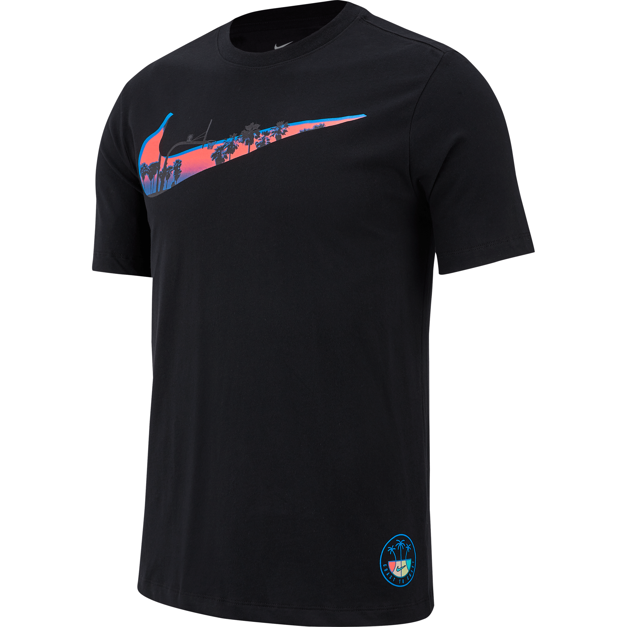 NIKE SWOOSH DRI-FIT TEE BLACK