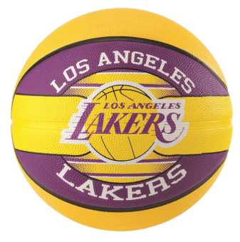 SPALDING NBA TEAM L.A LAKERS SIZE 5 YELLOW