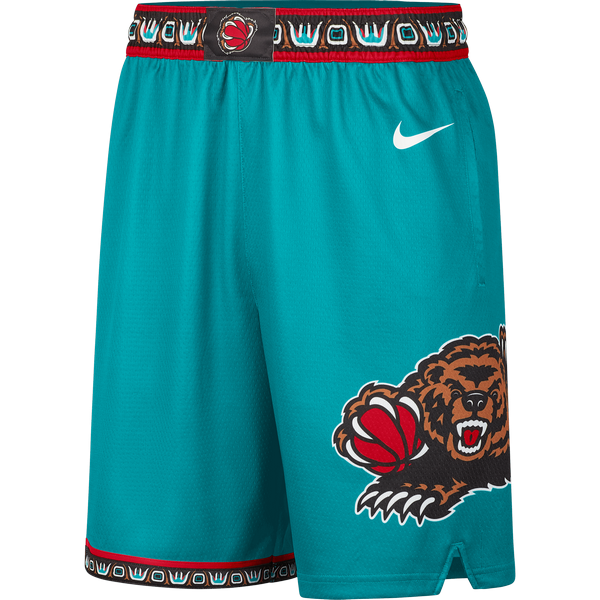 NIKE NBA MEMPHIS GRIZZLIES SWINGMAN CLASSIC EDITION SHORTS TURBO GREEN