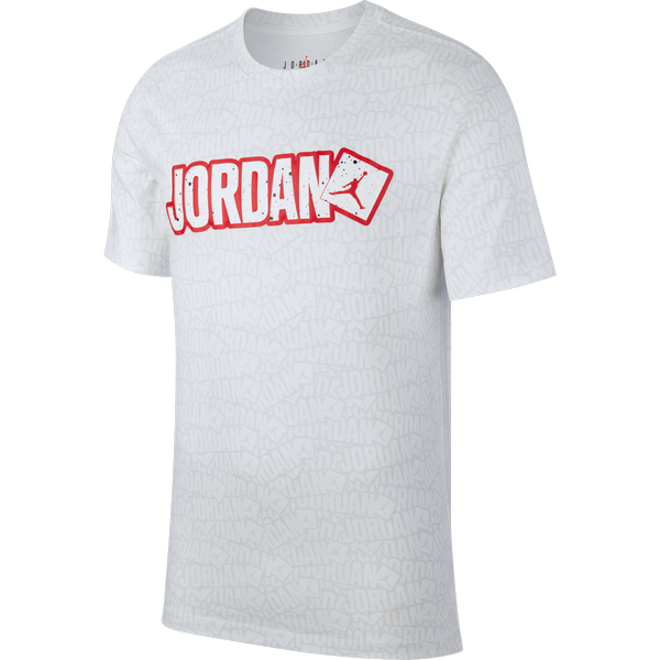 NIKE AIR JORDAN BRAND STICKER TEE WHITE