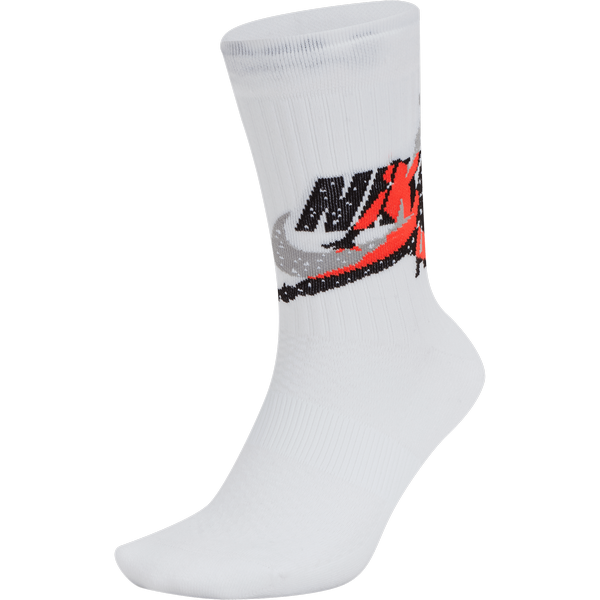 NIKE AIR JORDAN LEGACY JUMPMAN CLASSICS SOCKS WHITE