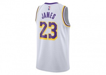 Nike NBA Los Angeles Lakers LeBron James Swingman Jersey