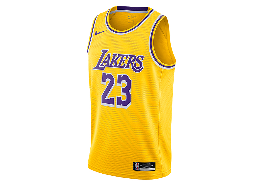 Nike NBA Los Angeles Lakers Reversible Practice Jersey Size M 