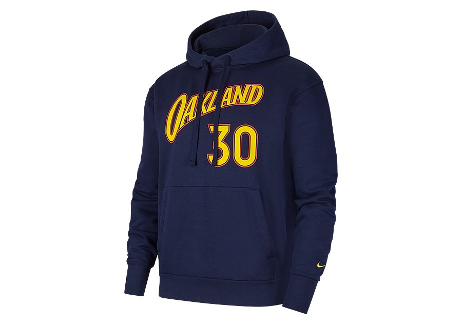 Men's Nike Stephen Curry Navy Golden State Warriors City Edition Swingman Jersey Size: Medium