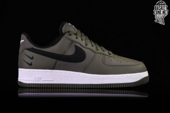 Nike airforce 1 low 07 double swoosh olive/green