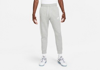 NIKE NSW AIR BRUSHED-BACK FLEECE PANTS GREY HEATHER