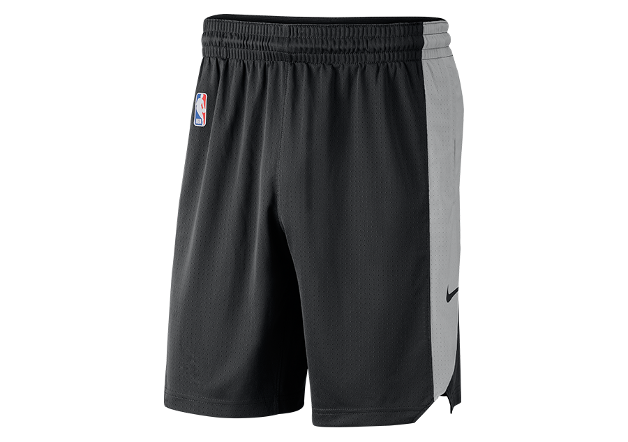 NIKE NBA BROOKLYN NETS PRACTICE SHORTS BLACK