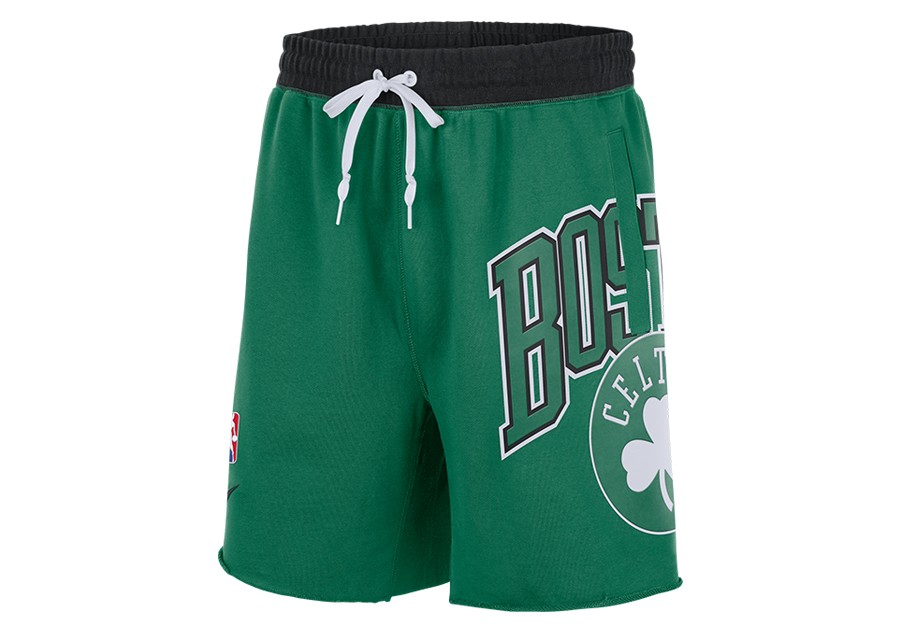 Nike Men's Boston Celtics Green Courtside Fleece Shorts, Large