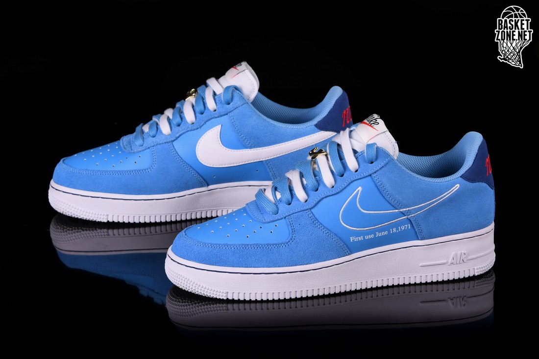 NIKE AIR FORCE 1 LOW FIRST USE UNIVERSITY BLUE pour 185 00 Basketzone