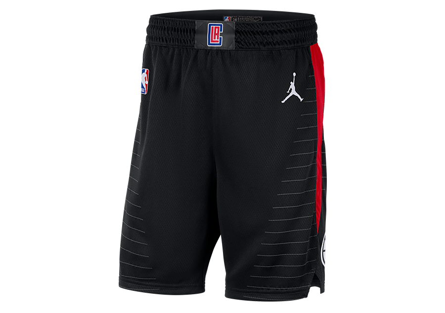 NIKE NBA LOS ANGELES CLIPPERS SWINGMAN STATEMENT 2020 EDITION SHORTS BLACK