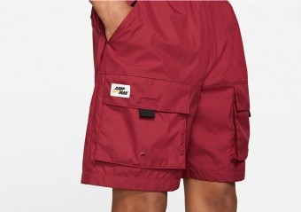 NIKE AIR JORDAN WOVEN JUMPMAN SHORTS TEAM RED