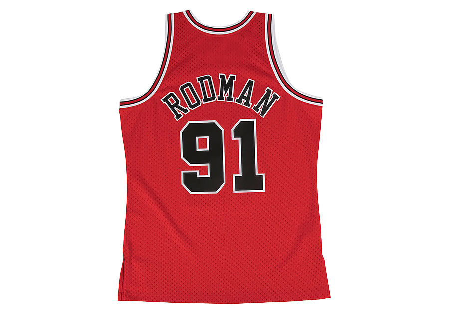 Mitchell & Ness Chicago Bulls Dennis Rodman NBA Swingman Jersey 3X Black/White/Multi