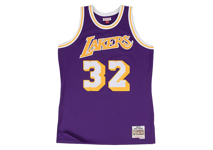 Vintage Adidas Hardwood Classic Lakers Magic Johnson #32 Jersey