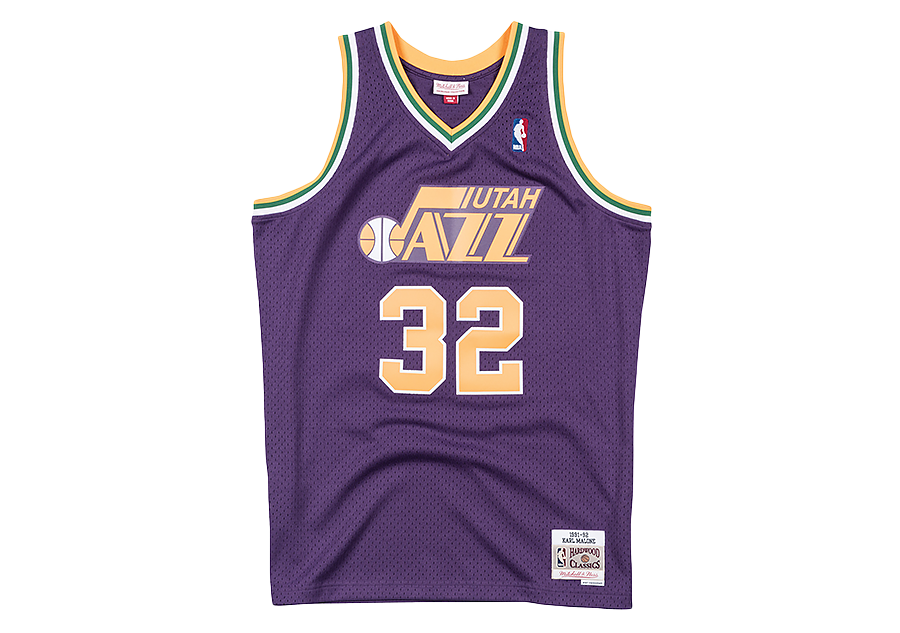 MITCHELL & NESS NBA SWINGMAN JERSEY UTAH JAZZ - KARL MALONE #32