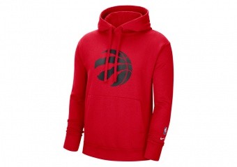 NIKE NBA TORONTO RAPTORS FLEECE HOODIE UNIVERSITY RED