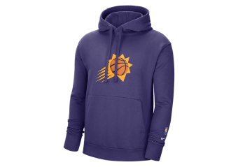 NIKE NBA PHOENIX SUNS FLEECE HOODIE NEW ORCHID