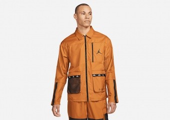 NIKE AIR JORDAN JUMPMAN STATEMENT JACKET DESERT BRONZE