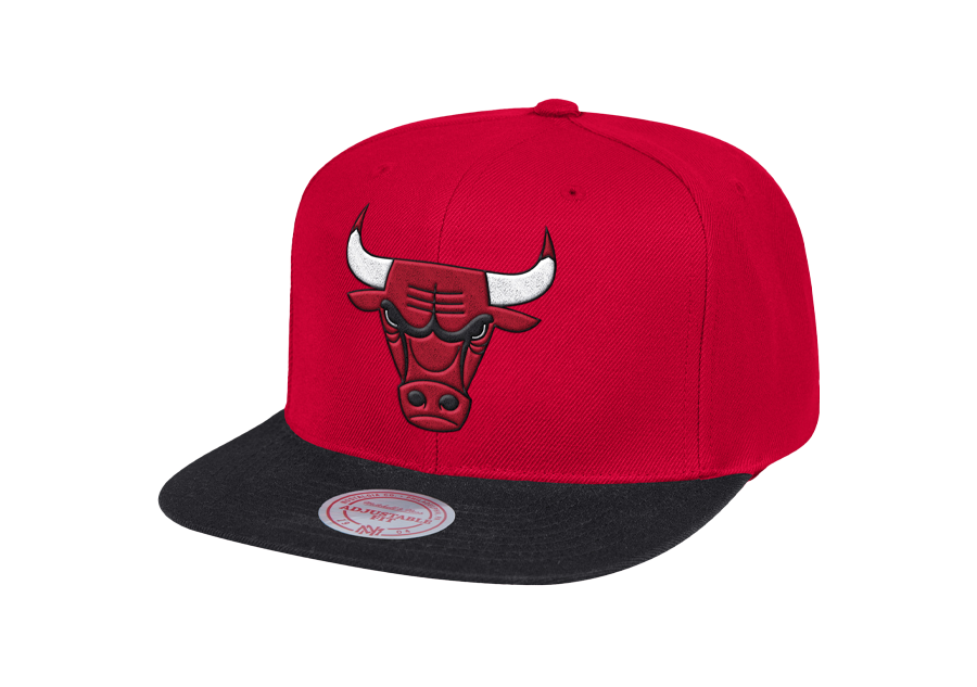 MITCHELL & NESS WOOL 2 TONE SNAPBACK CHICAGO BULLS