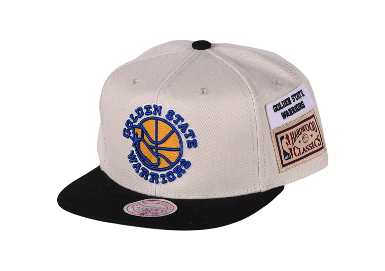 MITCHELL & NESS VINTAGE JOCKEY SNAPBACK HWC GOLDEN STATE WARRIORS