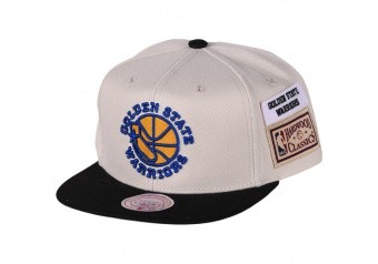 MITCHELL & NESS VINTAGE JOCKEY SNAPBACK HWC GOLDEN STATE WARRIORS