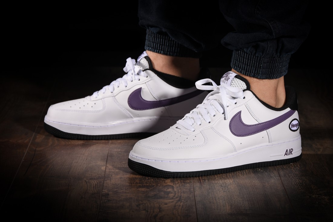 NIKE AIR FORCE 1 LOW HOOPS WHITE PURPLE