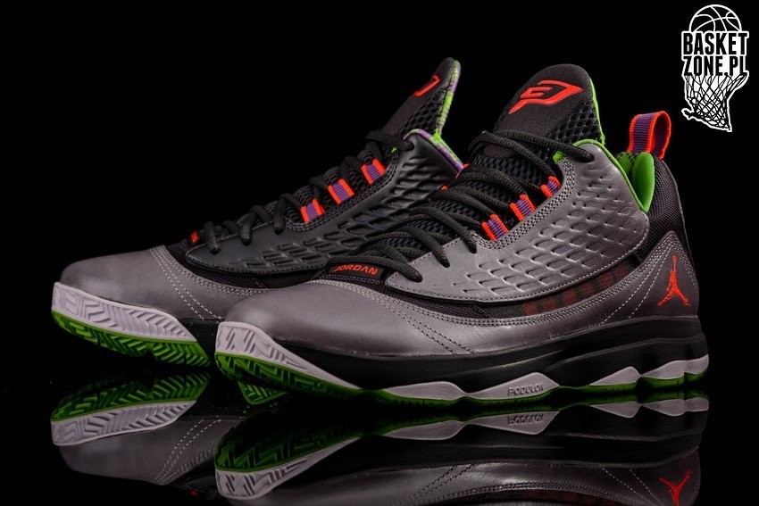 NIKE AIR JORDAN CP3.VI AE WOLF GREY ELECTRIC GREEN voor 182 50